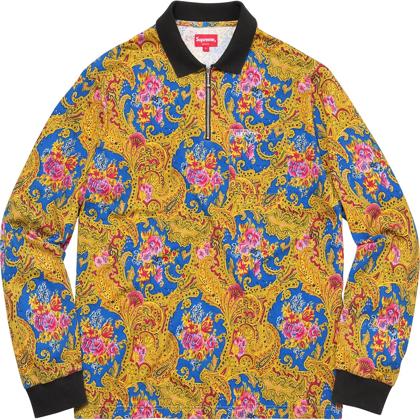 Paisley L/S Polo view 3